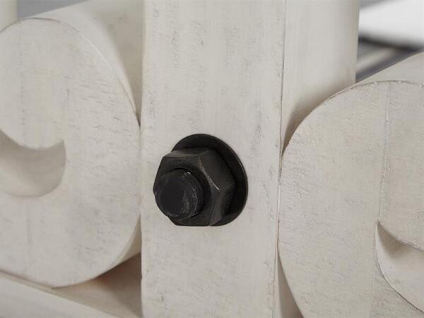 Bronwyn Rectangular Counter Height Table Dining Tables Alabaster, Toasted Nutmeg, Antique Brass w/Pewter Overlay, Baja Natural Fabric 20