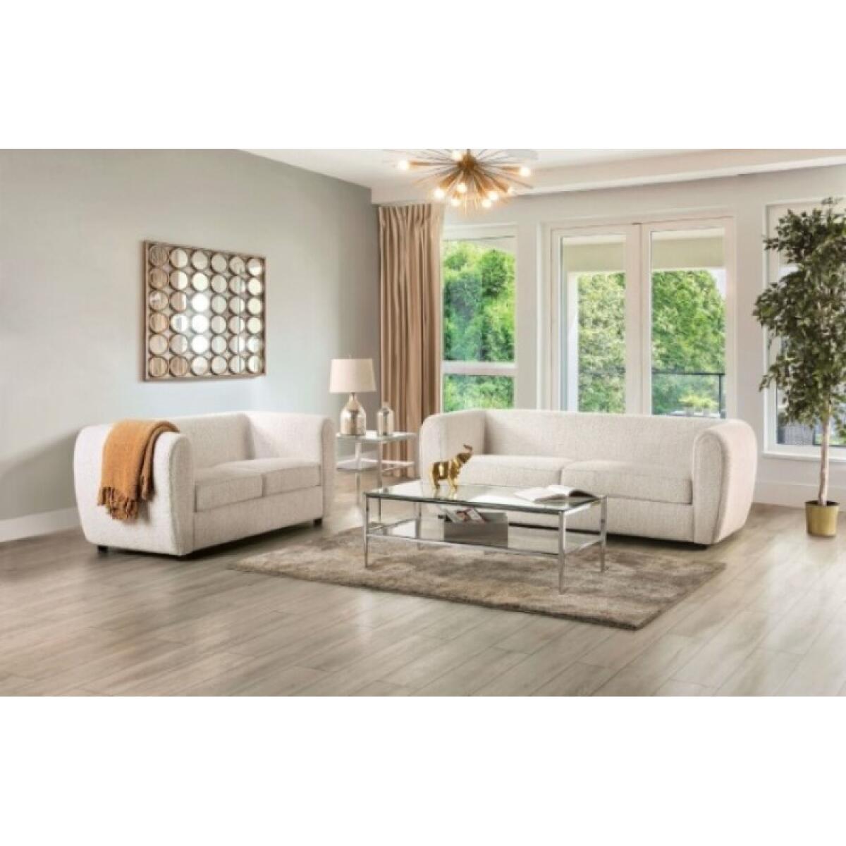 Verdal Loveseat Loveseats Cream 5