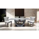 Portanova Chair, Silver/White (2/CTN) - Image 3