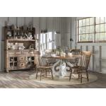 Complete Hutch And Server Dining Storage Barnwood Oak 22