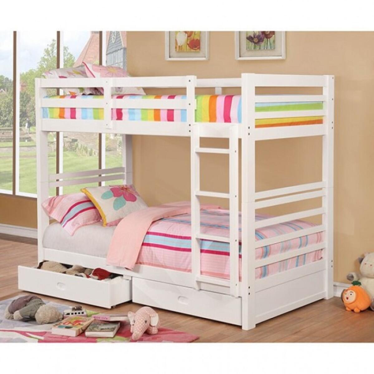 California Twin/Twin Bunk Bed Youth Beds Furniture of America 5