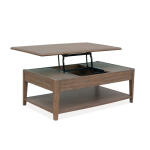 Lift Top Storage Cocktail Table w/Casters