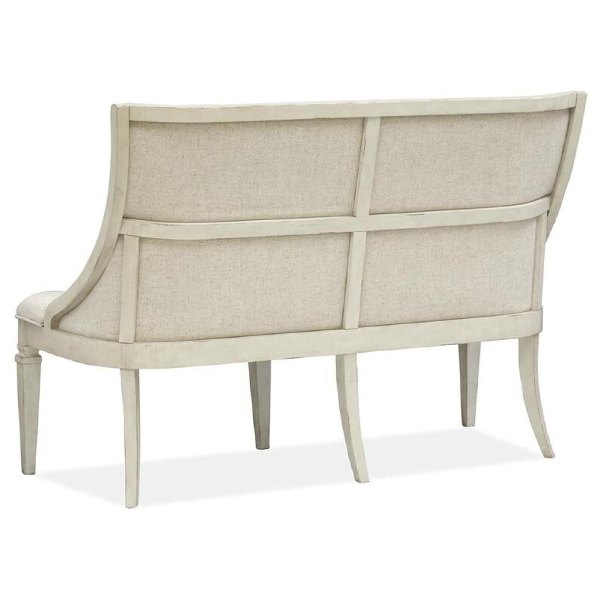 Newport Bench w/Upholstered Seat & Back - Image 5
