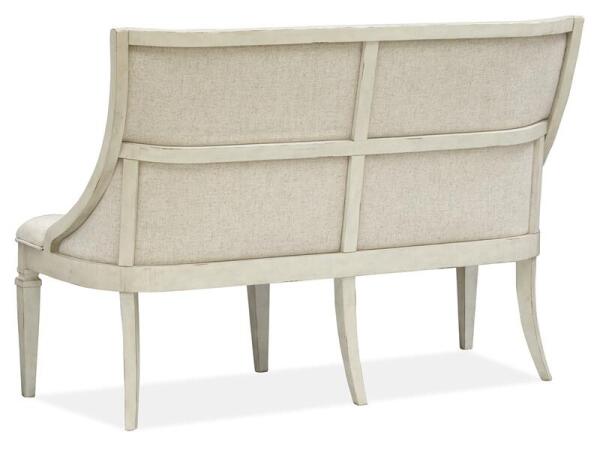 Newport Bench w/Upholstered Seat & Back - Image 5