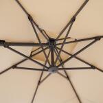 Fida 8 Ft Square Umbrella w/ Double Top + 37" Large Base - Image 13