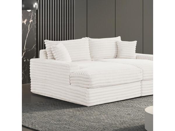 Tavedestrand Double Chaise Sofa Sleeper Sofas Furniture of America