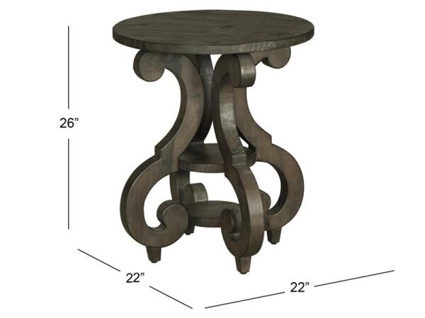 Bellamy Round Accent End Table - Image 3