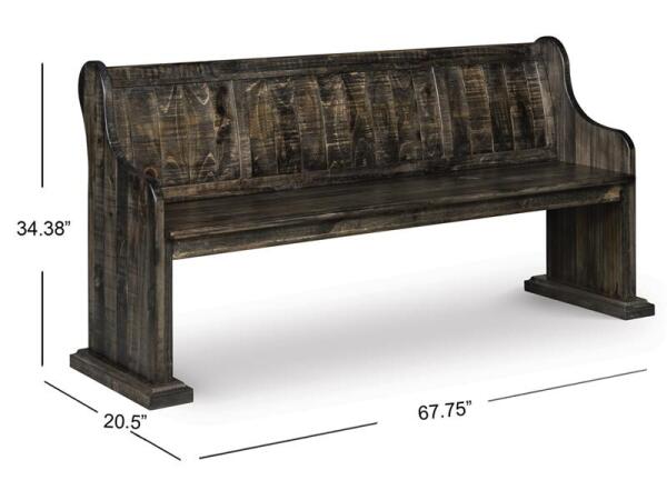 Bellamy Bench w/Back - Image 3