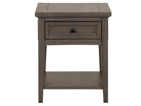Paxton Place Rectangular End Table End tables Brown 19