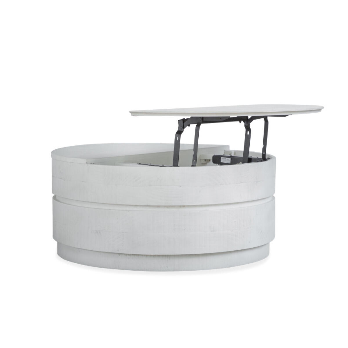 Round Lift Top Cocktail Table w/Casters - Image 3