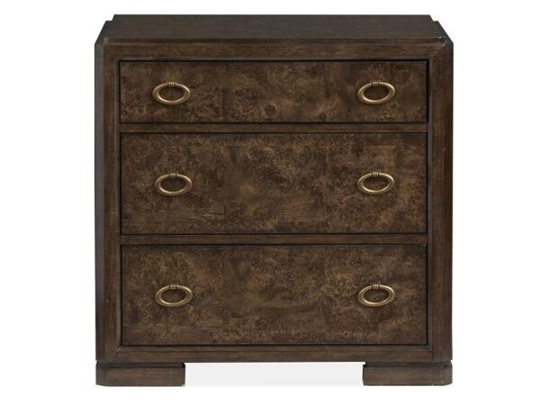 Rowan Drawer Nightstand Nightstands Brown