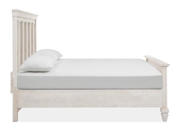 Newport Complete Queen Panel Bed Beds Alabaster 14