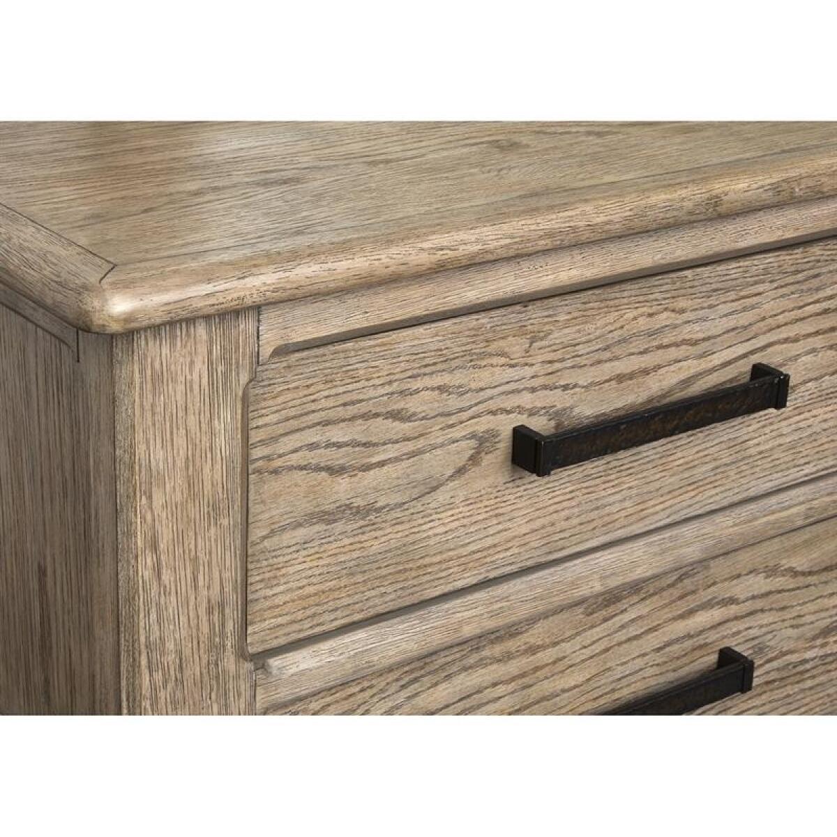 Claremont Double Drawer Dresser Dressers Brown 6