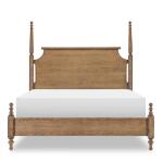 Complete High/low Poster Bed 6/6 King Beds Barnwood Oak 23