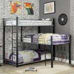 Aubrey Twin Triple Decker Bed Youth Beds Black 10