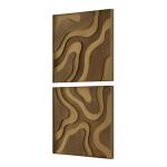 Golden Terrain Wood Wall Decor, S/2 - Image 5
