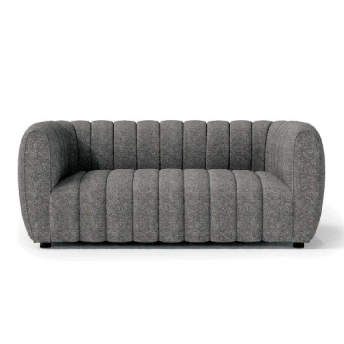 Aversa Loveseat Loveseats Charcoal Gray 7