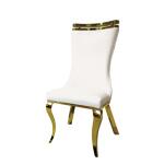 Palazzo Chair, Gold/White (2/CTN)