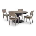 Complete Round Table Dining Sets Black 24