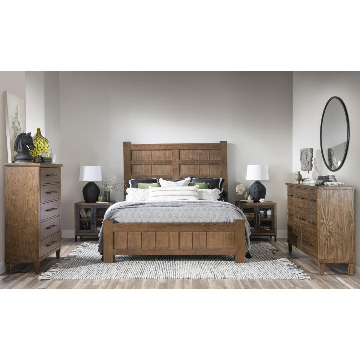 Door Nightstand Nightstands Brown 7