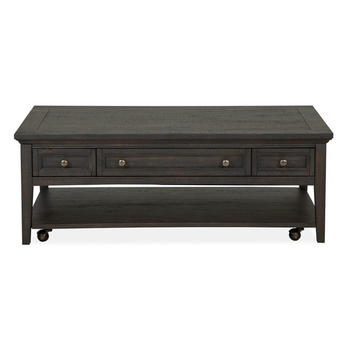 Westley Falls Rectangular Cocktail Table w/Casters - Image 8