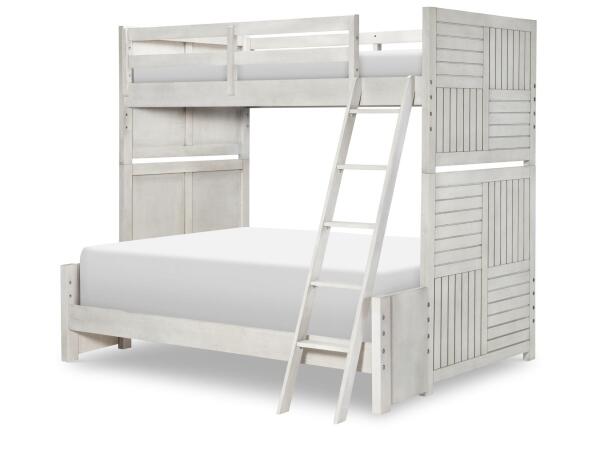 Complete Twin Over Full Bunk Bed Stone Path Gray Finish Youth Beds Legacy Classic Furniture