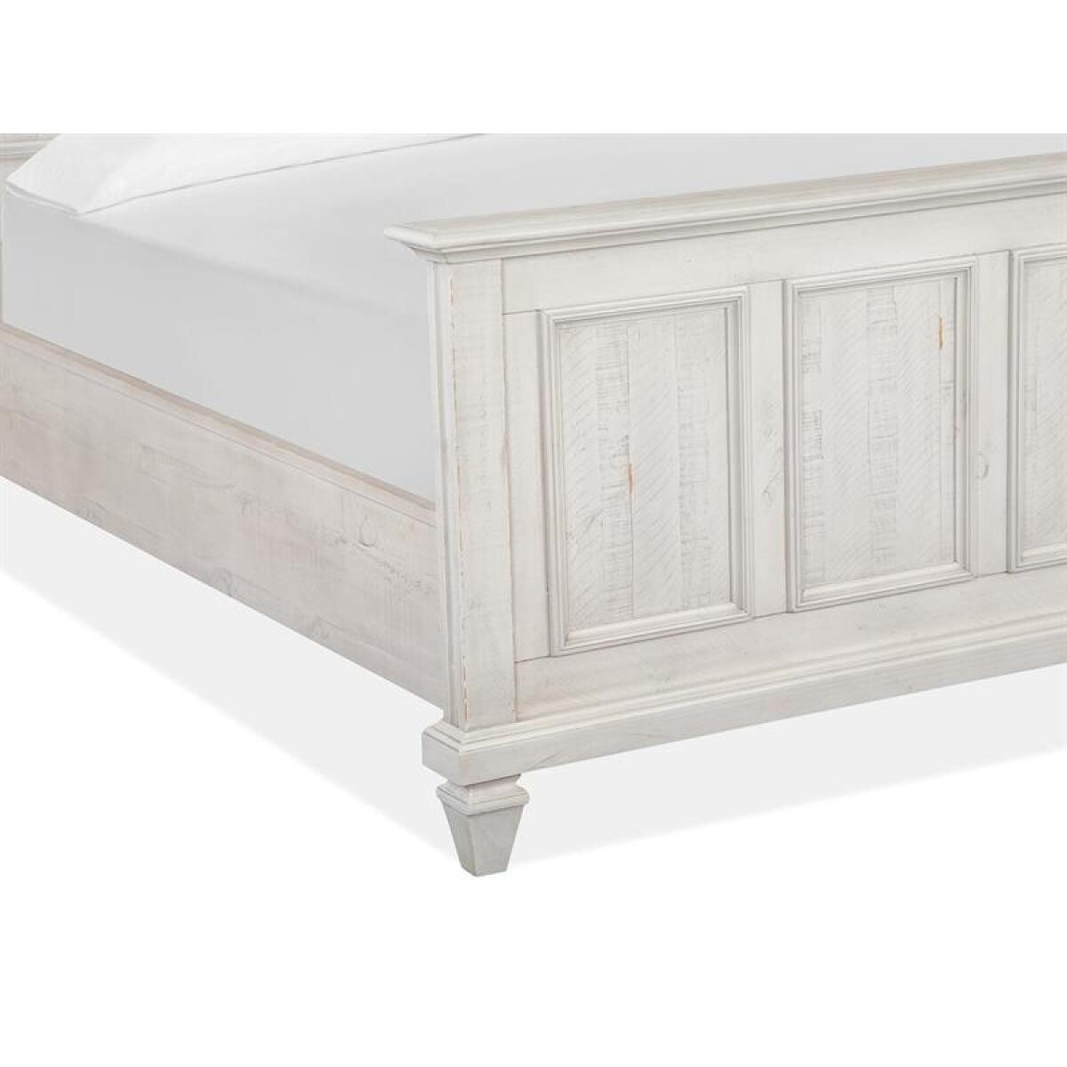 Newport Complete Queen Panel Bed Beds Alabaster 7