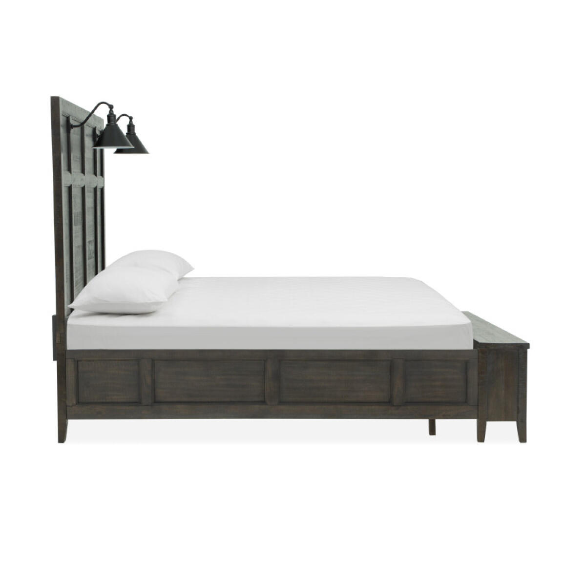 Westley B4399-59B Complete Queen Lamp Panel Storage Bed - Image 9