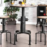 Foskey Bar Table Bar Furniture Antique Black/Natural Tone 8