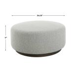Avila Ottoman, Large, Gray - Image 9