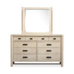 Sunset B5783-2040 Drawer Dresser with Landscape Mirror - Image 4