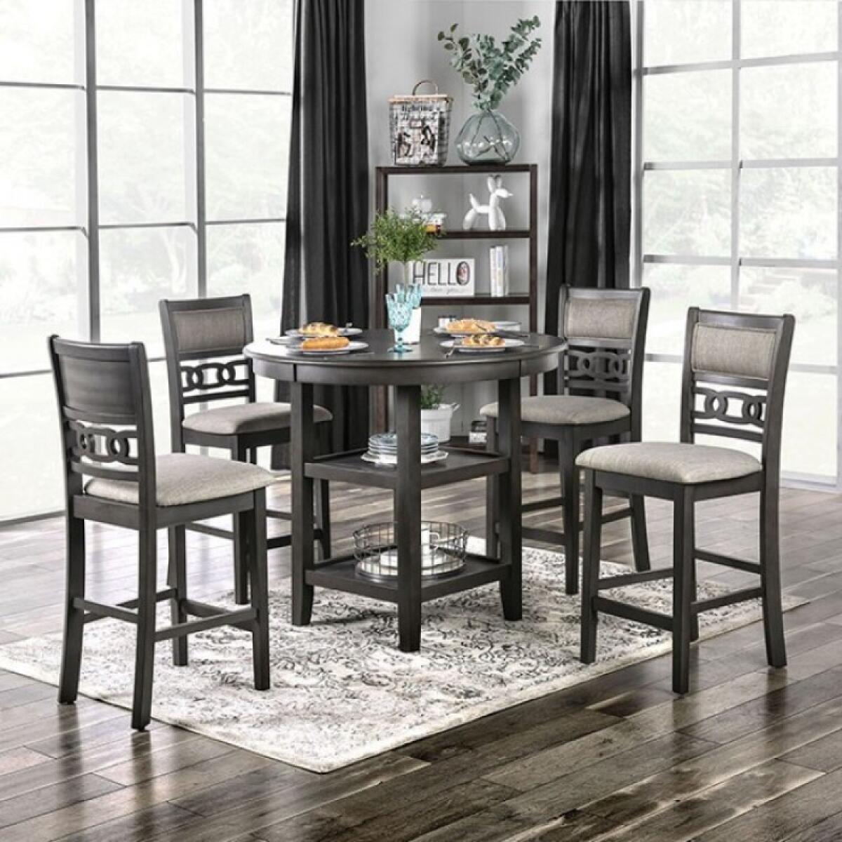 Milly 5 Pc. Counter Ht. Set Dining Sets Dining Sets 4