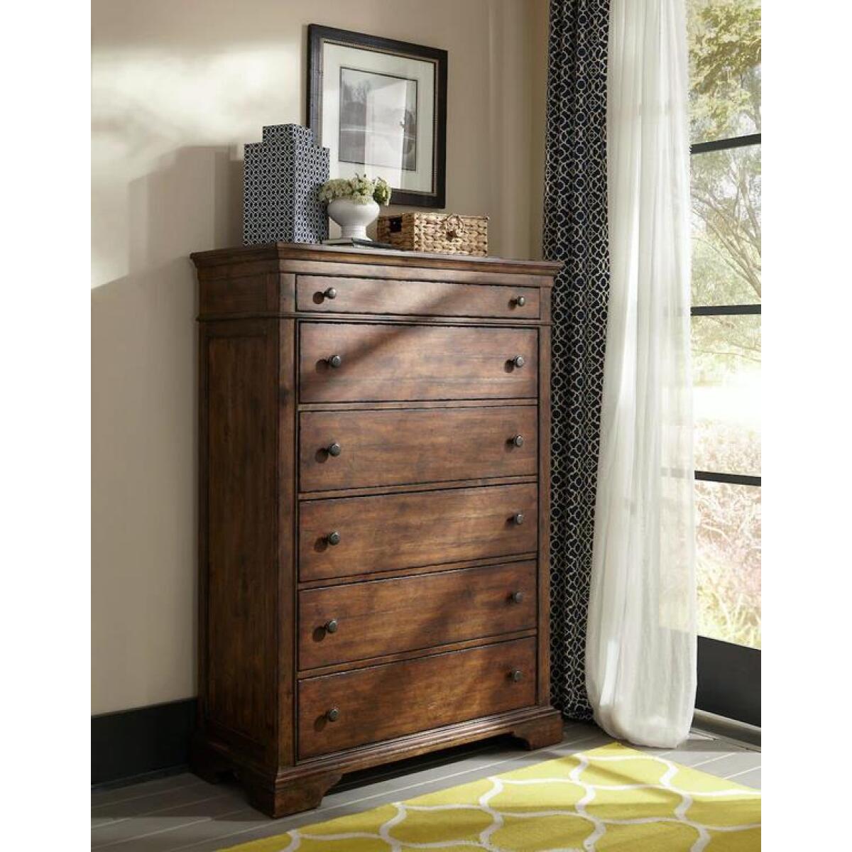 Drawer Chest 6 Drawers Chests Brown 5