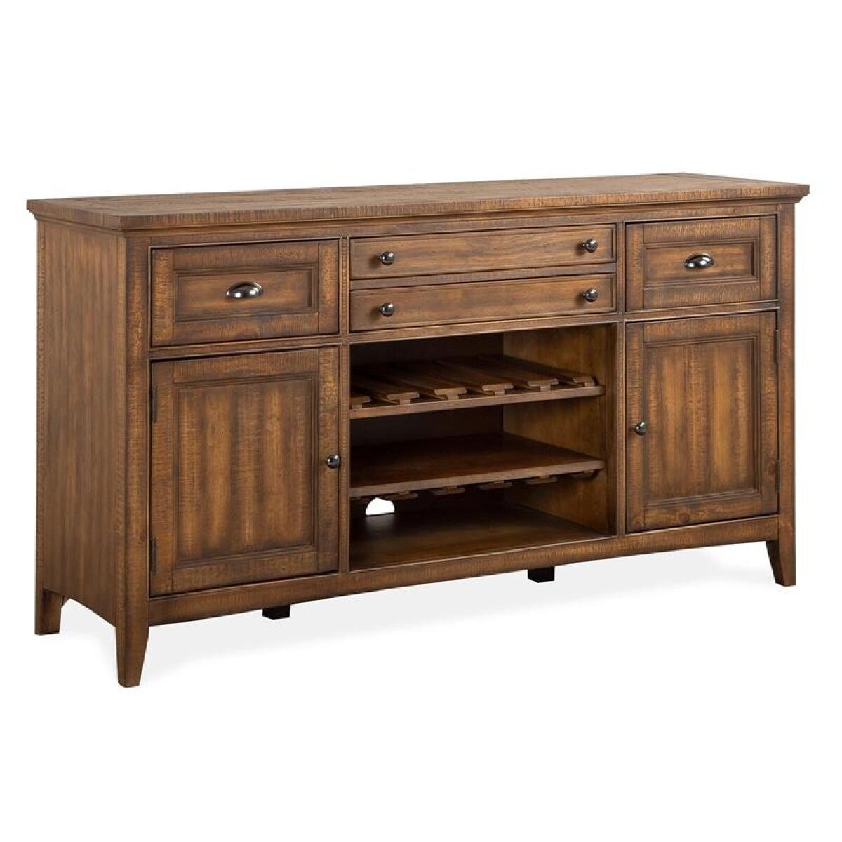 Bay Creek Buffet Dining Storage Brown 10