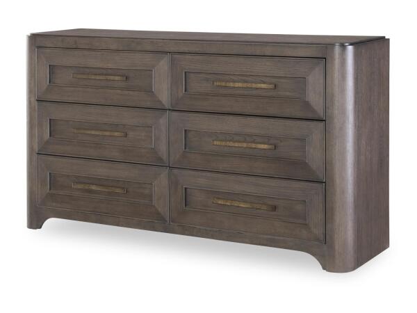 6 Drawer Dresser Dressers Brown