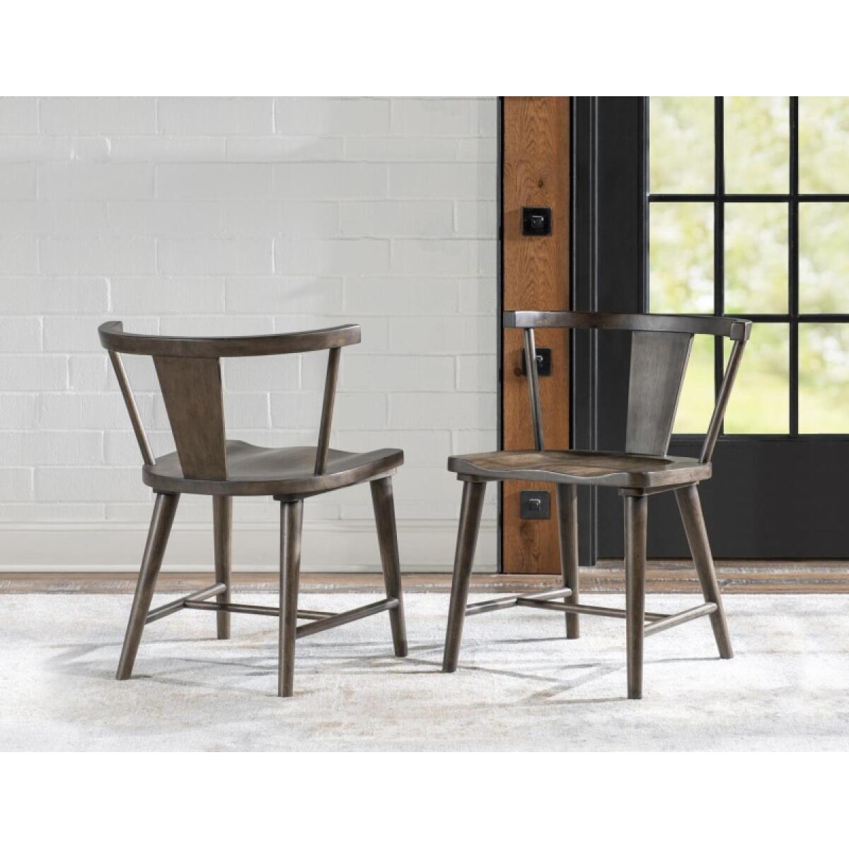 Splat Back Side Chair Chairs & Benches Brown 6