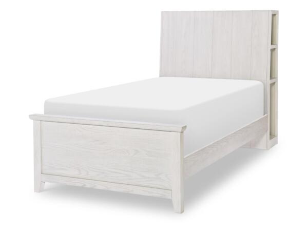 Complete Bookcase Bed Twin Youth Beds Bleached Linen