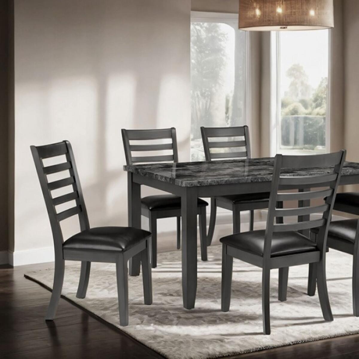 Adia 7 Pc. Dinning Table Set - Image 2
