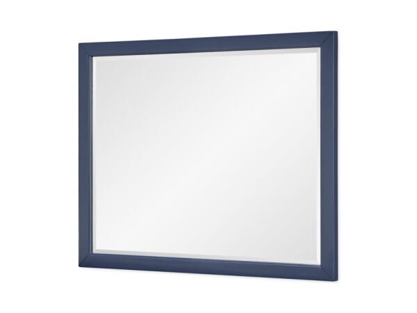 Mirror Blue Finish Bedroom Mirrors Blue