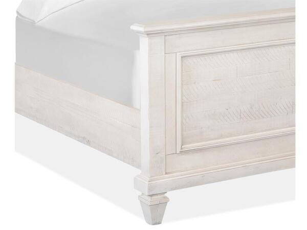 Newport Complete King Shutter Panel Bed Beds Alabaster 12