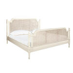 Double Drawer Dresser with Landscape Mirror Dressers Cream 2