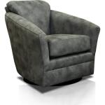 Lyra Leather Swivel Glider Chairs Brown 8