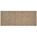 Complete Rect. Trestle Table Dining Sets Brown 21