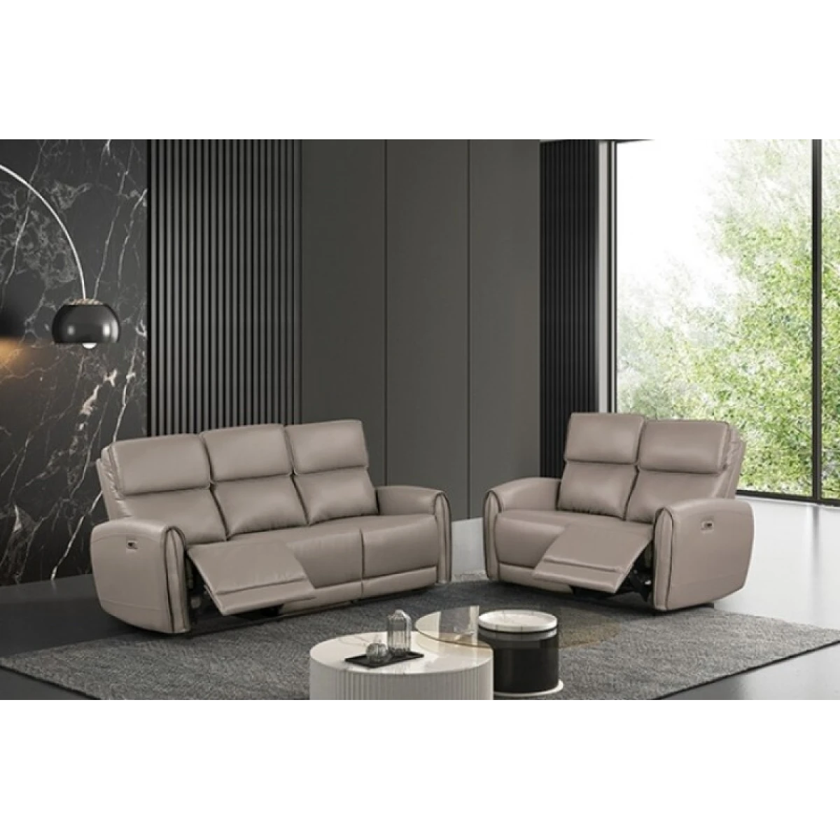 Schlieren Power Loveseat Loveseats Furniture of America 5