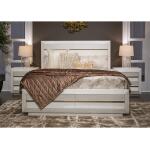 Avondale B5689-64A King Wood/Metal Panel Storage Bed