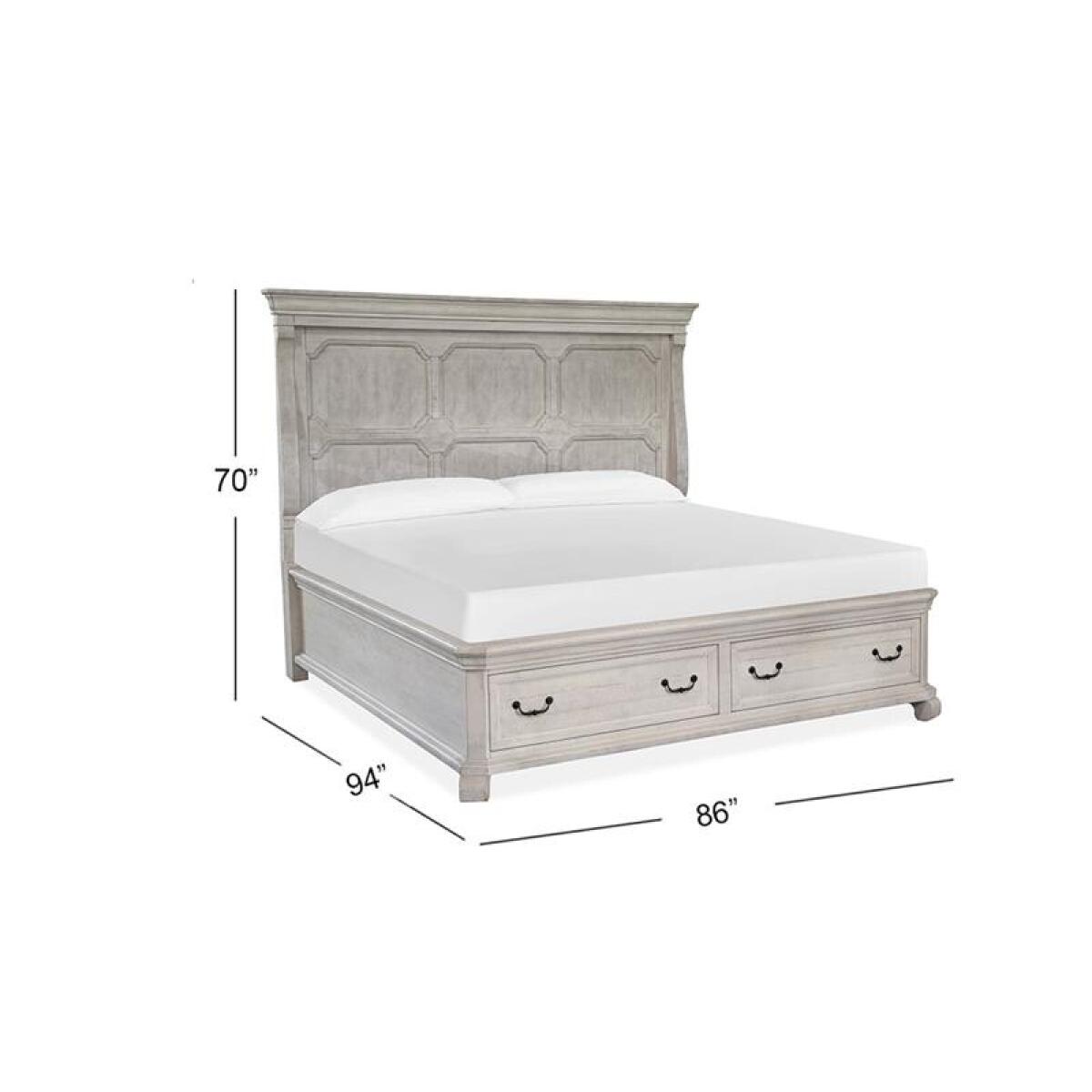 Bronwyn Complete Cal.King Panel Storage Bed - Image 4