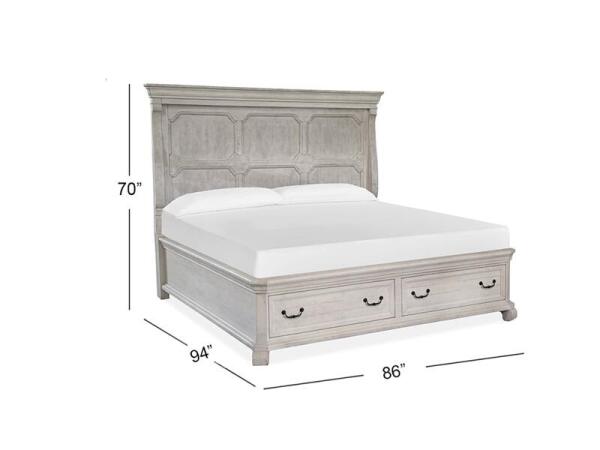 Bronwyn Complete Cal.King Panel Storage Bed - Image 4
