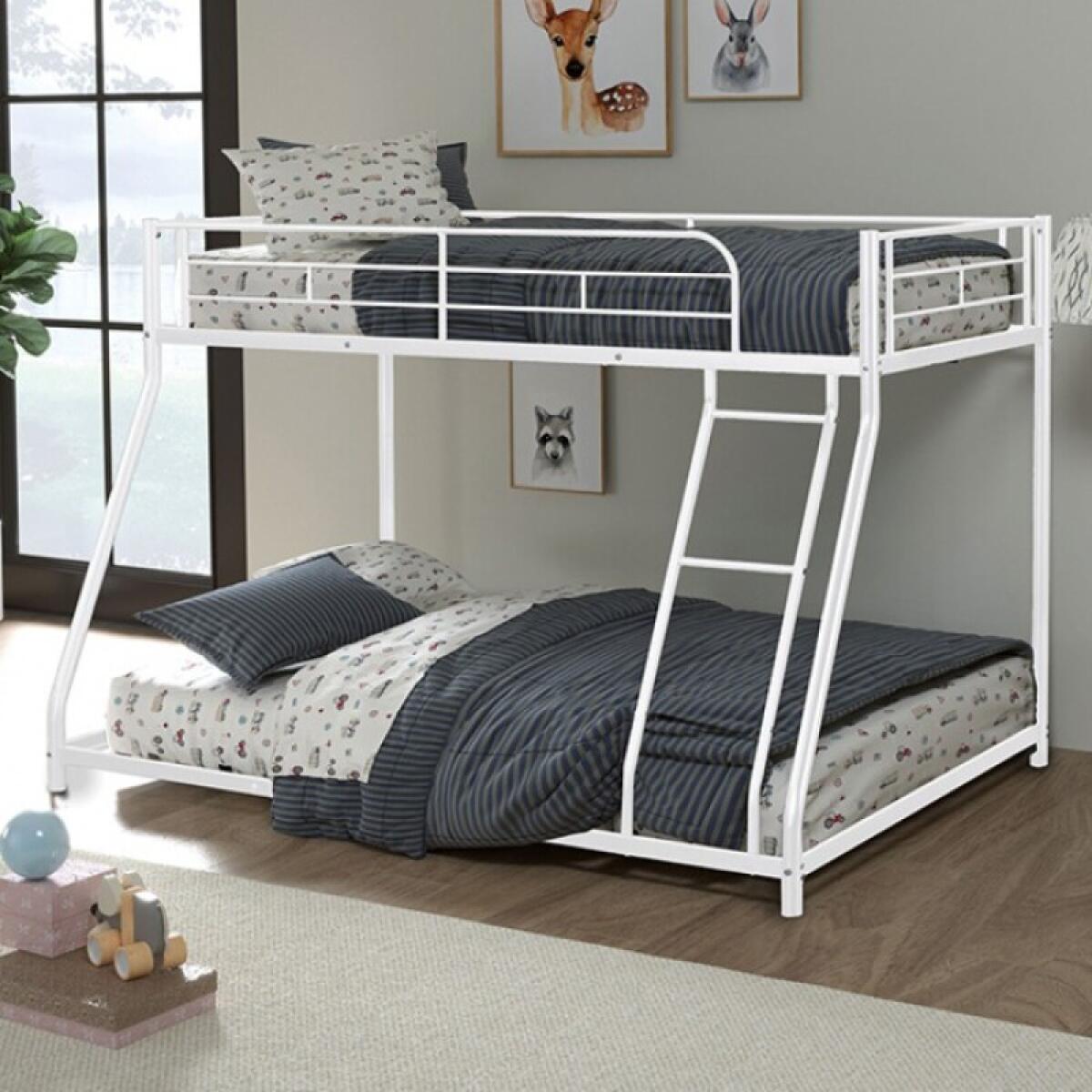 427d3d8eabf558e13af063fb28a8f628 Panos Twin/Full Metal Bunkbed - Image 1
