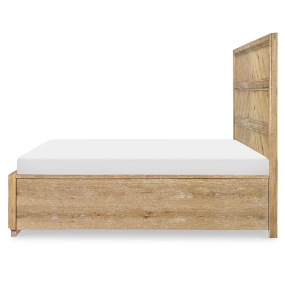 Complete Cal King Panel Storage Bed 6/0 - Image 4