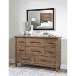 Eight Drawer Dresser Dressers Brown 15